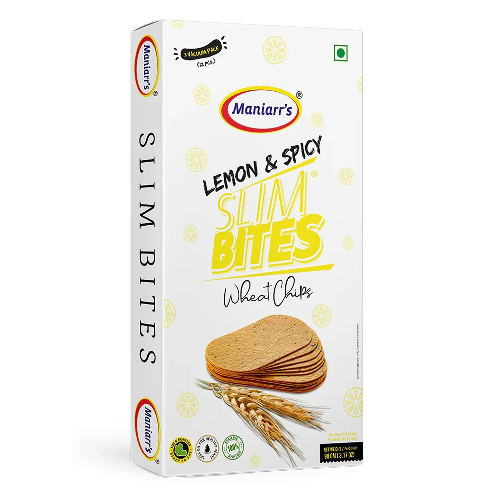 Maniyar's Wheat Chips Lemon & Spicty 90 Gm